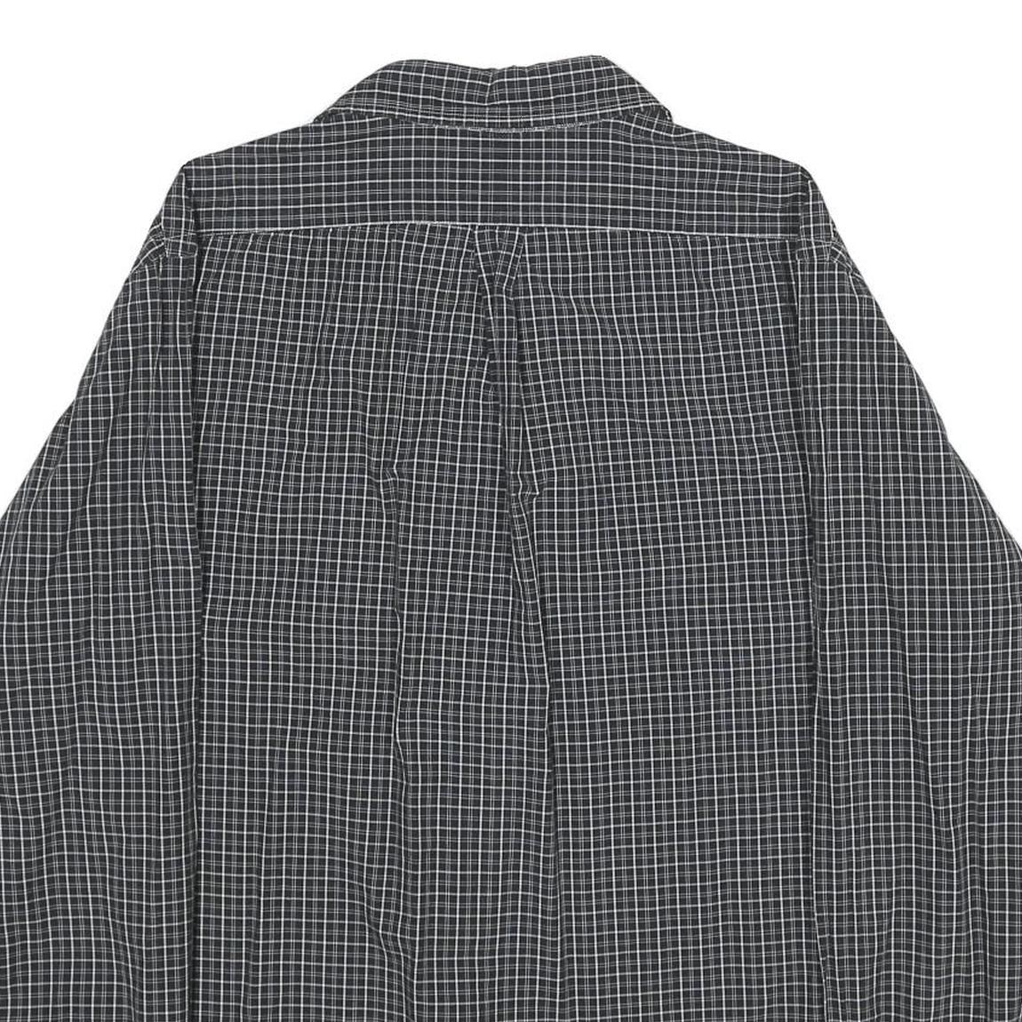 RALPH LAUREN Mens Black White Check Shirt XL Long Sleeve Button Cotton