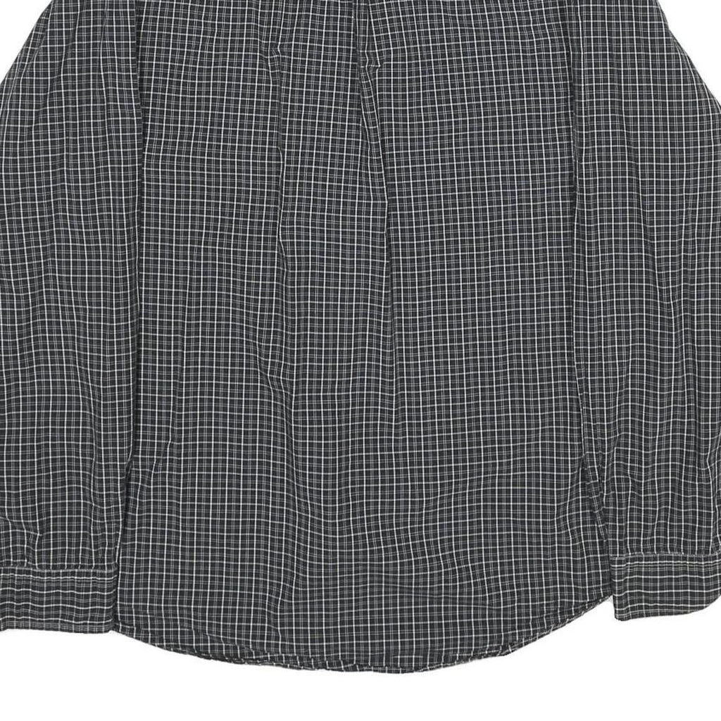 RALPH LAUREN Mens Black White Check Shirt XL Long Sleeve Button Cotton