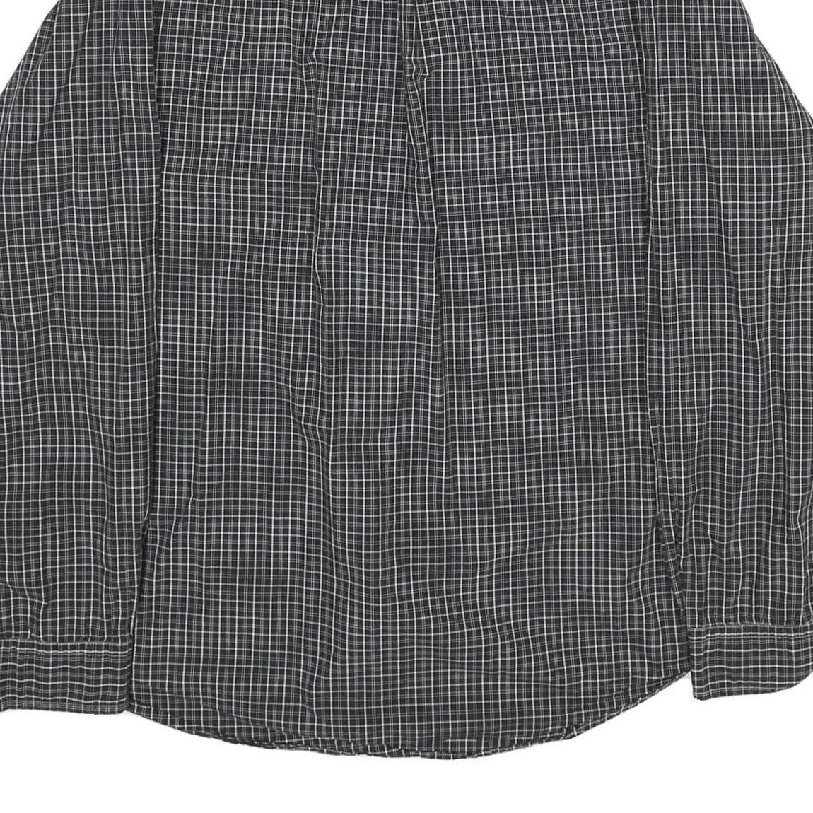 RALPH LAUREN Mens Black White Check Shirt XL Long Sleeve Button Cotton