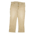 DICKIES Mens Regular Fit Beige Denim Jeans W40 L32 Workwear Durable Cotton Blend