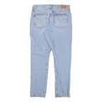 LEVI'S 501S Mens Jeans Blue Slim Straight Denim Medium W30 L27 Stylish Fit