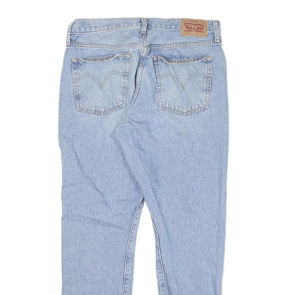LEVI'S 501S Mens Jeans Blue Slim Straight Denim Medium W30 L27 Stylish Fit