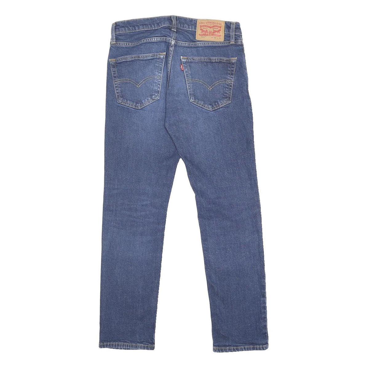 LEVI'S 511 Slim Mens Jeans Blue Slim Skinny Denim Medium W30 L30 Zip Cotton