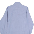 RIFLE Mens Blue Cotton Blend Shirt M Button-Down Collar Long Sleeve Casual