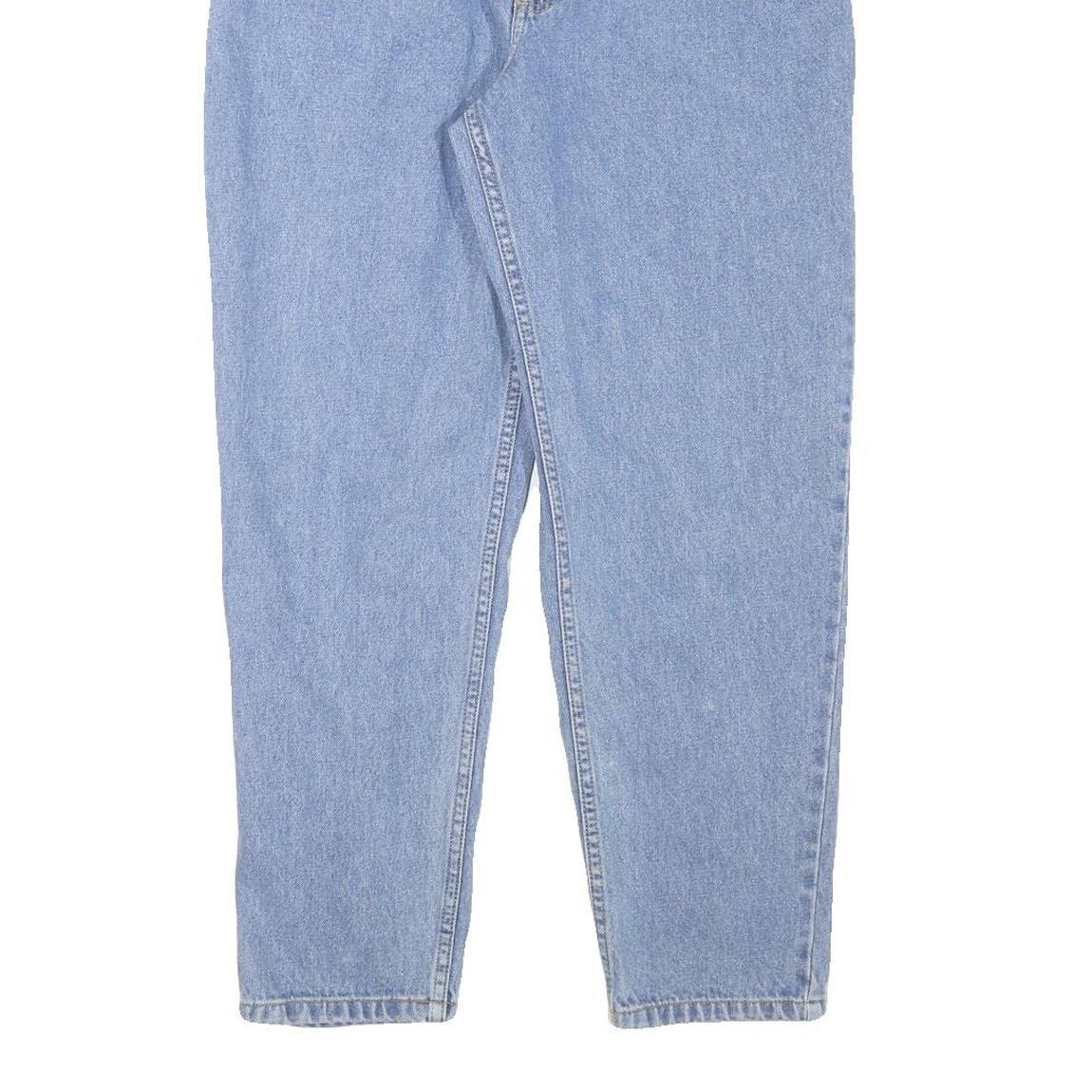 COSMOS Womens Relaxed Jeans Blue Denim Rinse W30 L27 Casual Zip Closure