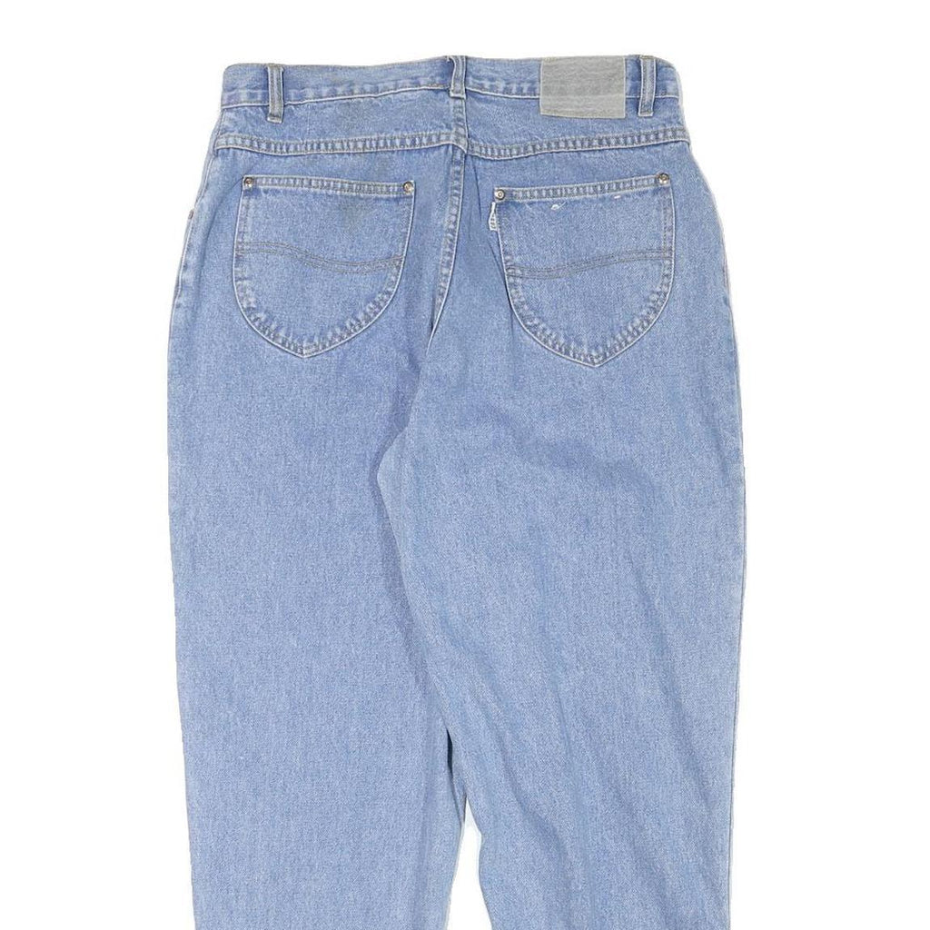 COSMOS Womens Relaxed Jeans Blue Denim Rinse W30 L27 Casual Zip Closure