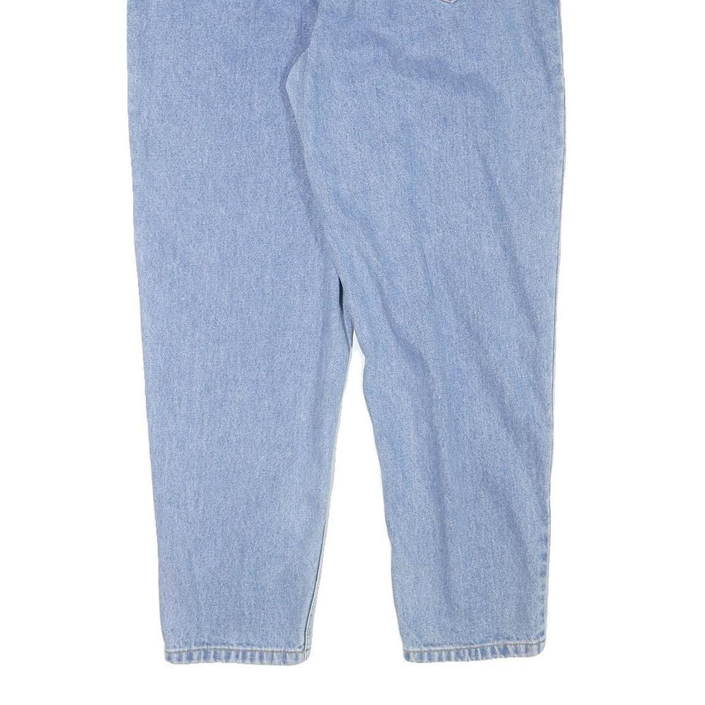 COSMOS Womens Relaxed Jeans Blue Denim Rinse W30 L27 Casual Zip Closure