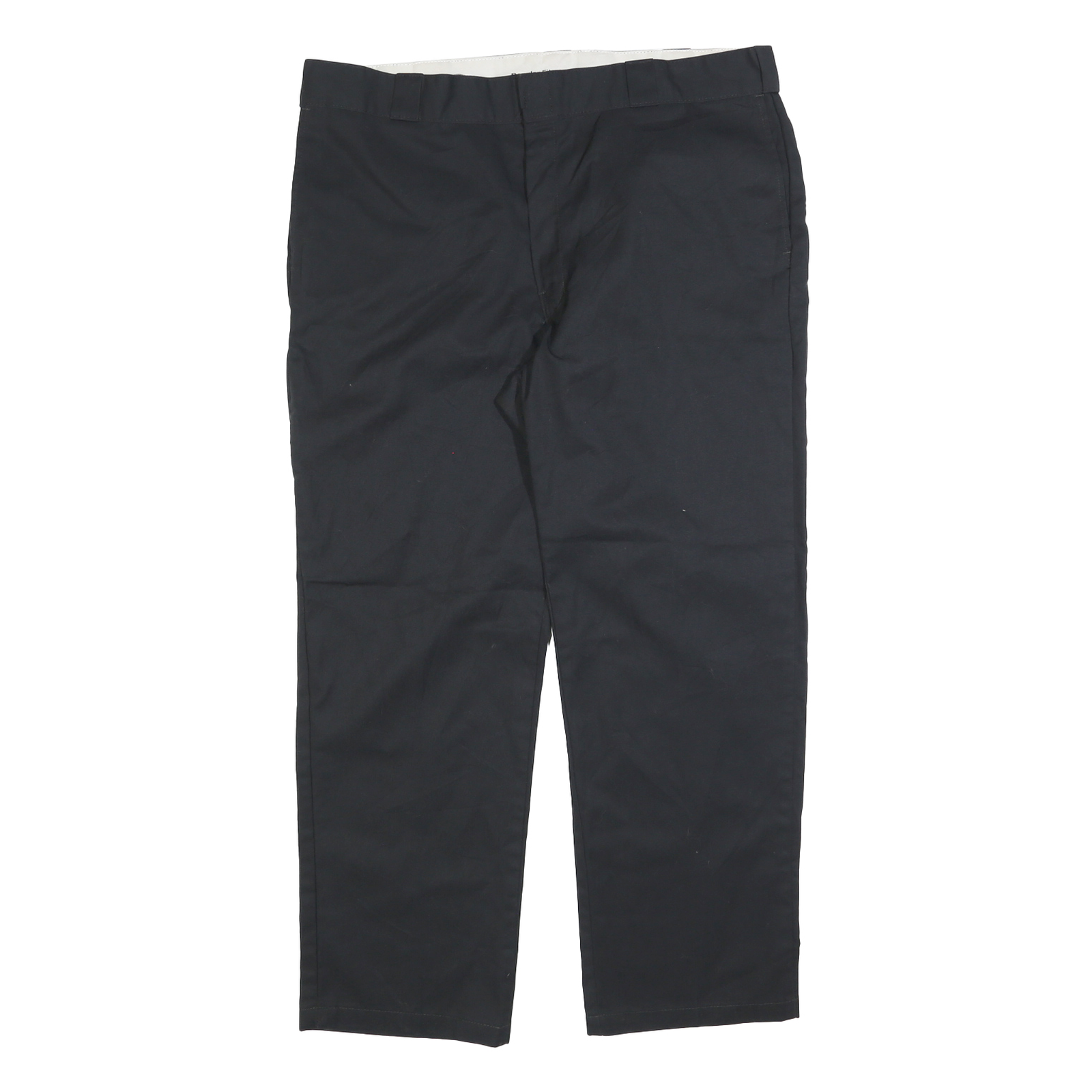 DICKIES Mens Regular Fit Black Cotton Blend Trousers W40 L30 Workwear Straight