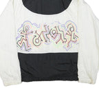 SERGIO TACCHINI Womens Black & White Graphic Zip Jacket M Polyester Blend Casual