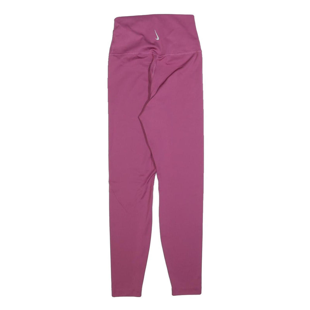 NIKE Womens Joggers Pink XS W20 L26 Slim Tapered Leg Sportswear Activewear