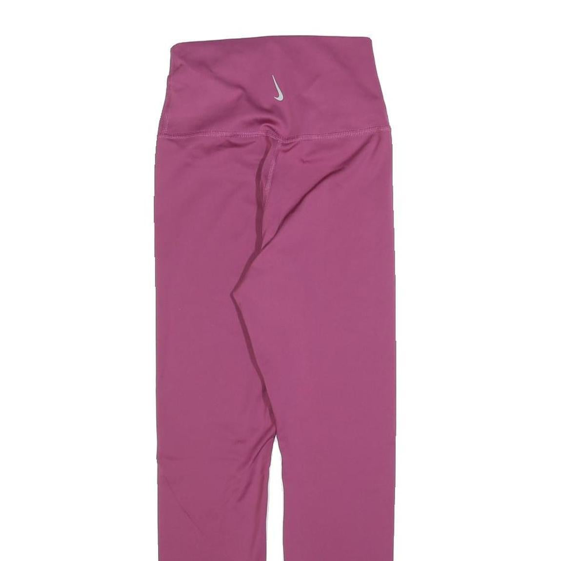 NIKE Womens Joggers Pink XS W20 L26 Slim Tapered Leg Sportswear Activewear