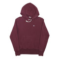 CHAMPION Mens Maroon Pullover Hoodie S Cotton Blend Comfort Casual
