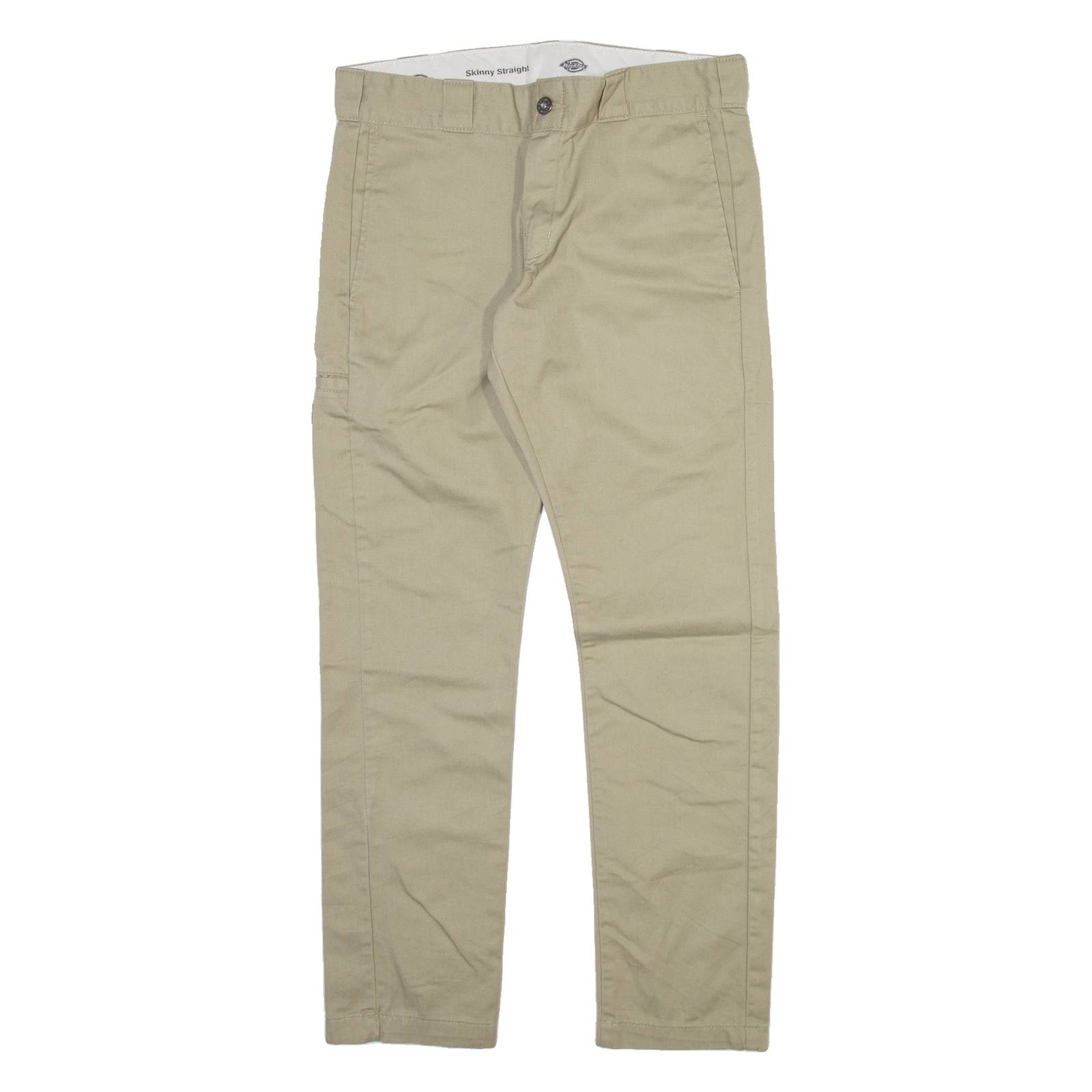 DICKIES Mens Trousers Beige Slim Skinny W31 L28