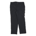 JOHN ADAMS Mens Black Regular Fit Straight Leg Trousers W38 L30 Polyester Blend
