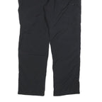 JOHN ADAMS Mens Black Regular Fit Straight Leg Trousers W38 L30 Polyester Blend