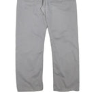 LEVI'S Mens Regular Fit Grey Cotton Blend Zip Trousers W37 L29 Casual Everyday
