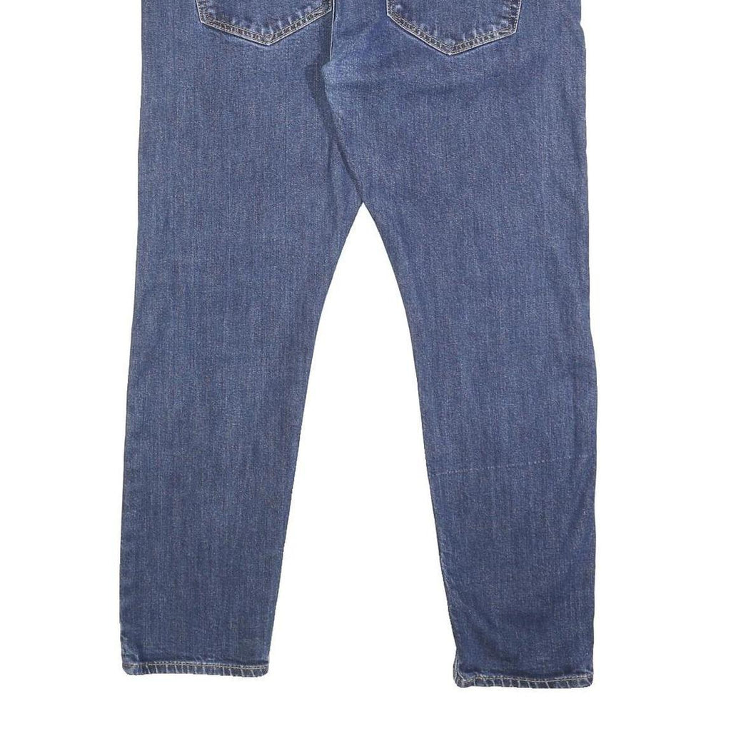 LEVI'S 512 Big E Mens Blue Slim Skinny Denim Medium W36 L27 Zip Cotton Blend