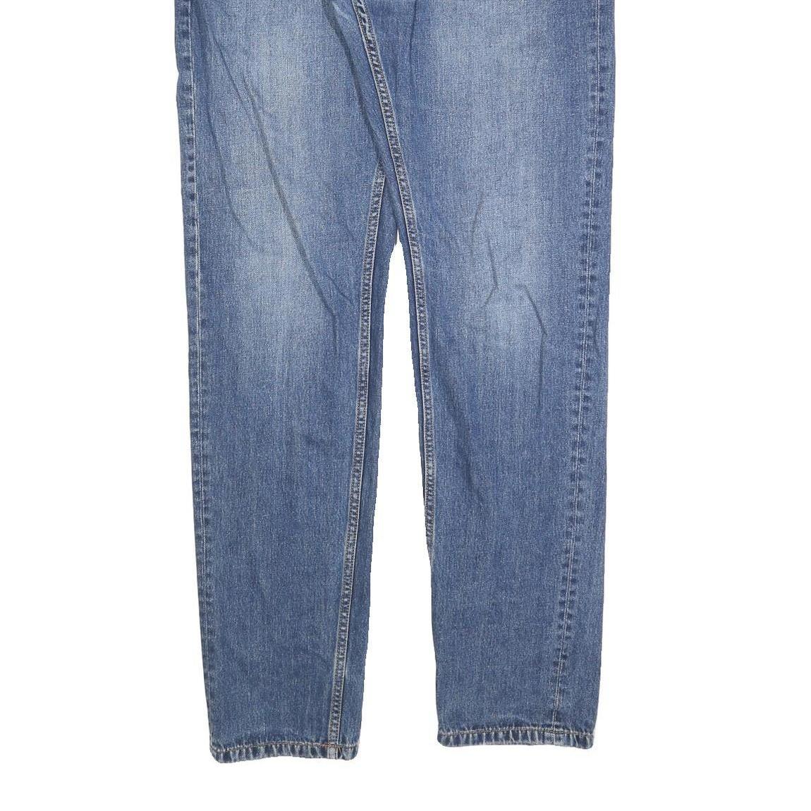 DICKIES Mens Jeans Blue Slim Straight Denim Medium W33 L34 Classic Casual Wear