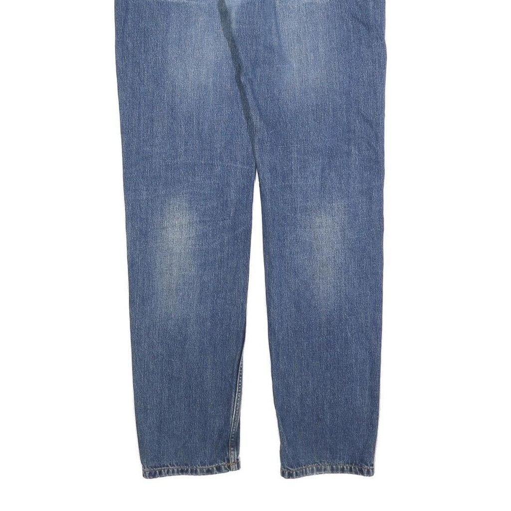 DICKIES Mens Jeans Blue Slim Straight Denim Medium W33 L34 Classic Casual Wear