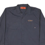 DICKIES Mens Blue Work Shirt XL King County Housing Authority Logo Cotton Blend
