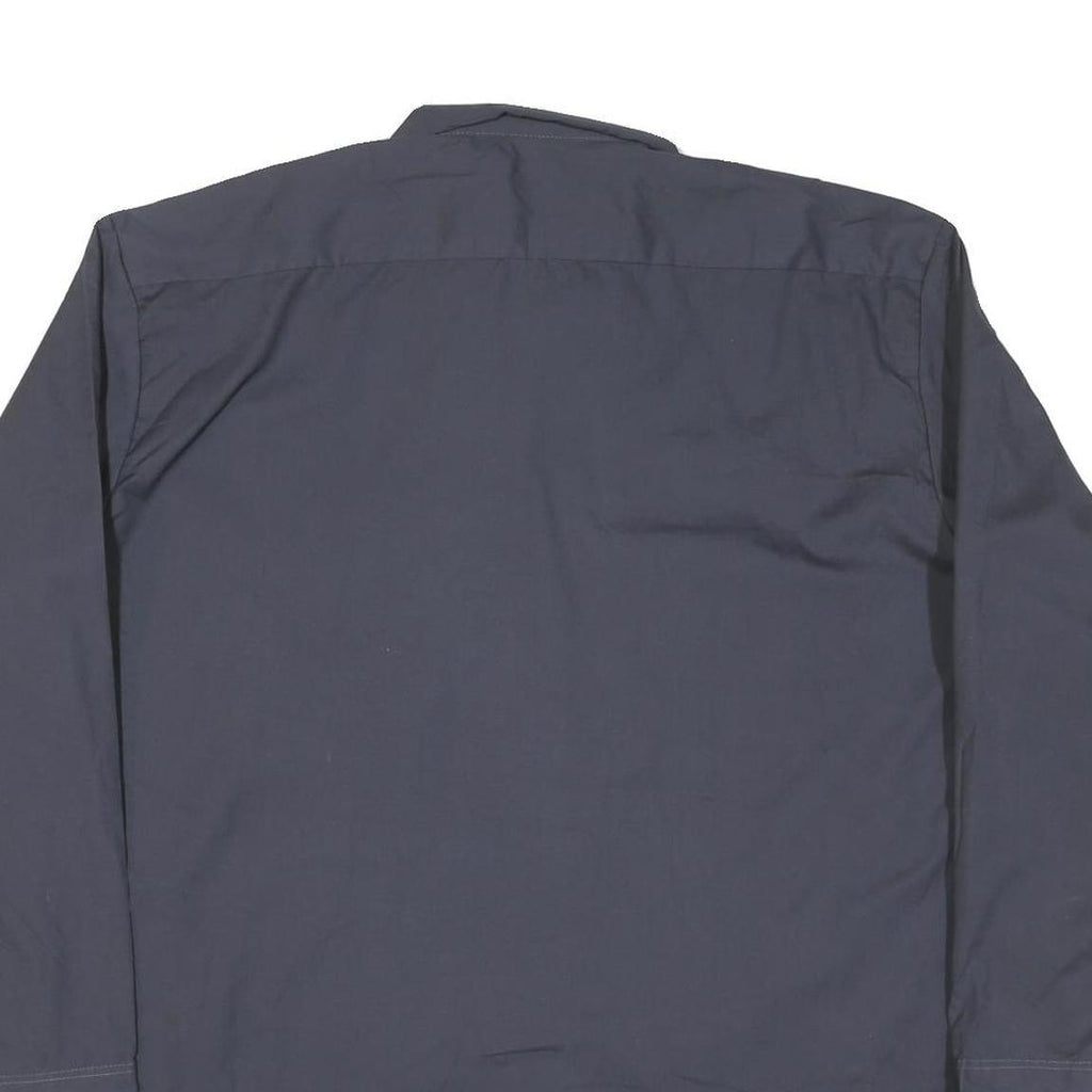 DICKIES Mens Blue Work Shirt XL King County Housing Authority Logo Cotton Blend