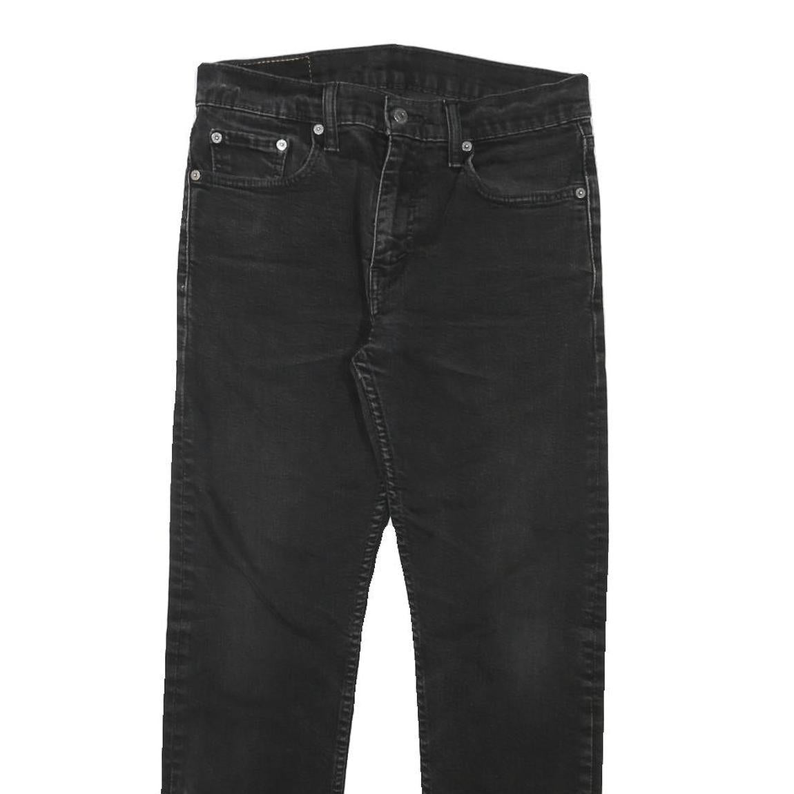 LEVI'S Mens Black Slim Slim Skinny Denim Medium W29 L27 Classic Zip Jeans