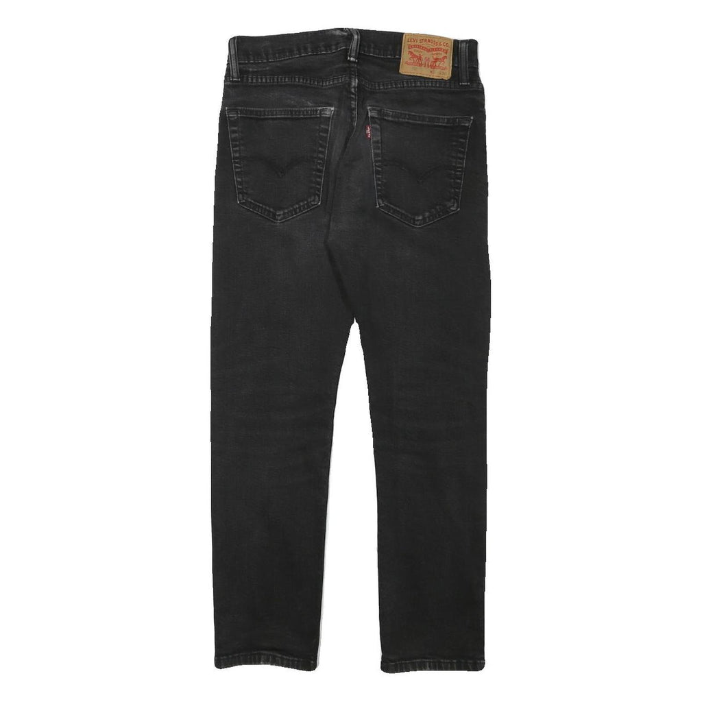 LEVI'S Mens Black Slim Slim Skinny Denim Medium W29 L27 Classic Zip Jeans