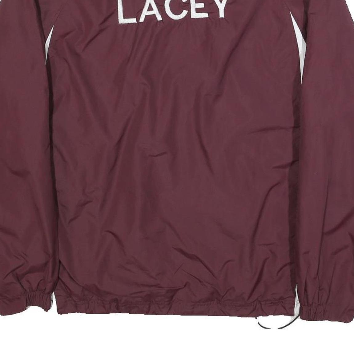 SPORT TEK Mens Maroon & White Nor Cal Starz Fastpitch V-Neck M Sweatshirt