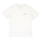 BERGHAUS Mens White Cotton Blend T-Shirt L Short Sleeve Crew Neck Logo