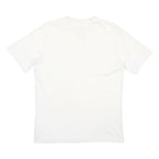 BERGHAUS Mens White Cotton Blend T-Shirt L Short Sleeve Crew Neck Logo
