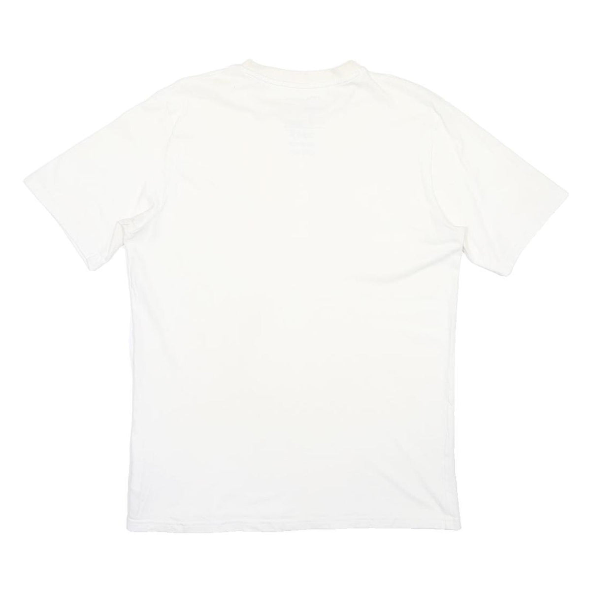 BERGHAUS Mens White Cotton Blend T-Shirt L Short Sleeve Crew Neck Logo