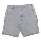WRANGLER Mens Shorts Grey Casual XL W38 Cotton Blend Durable Workwear