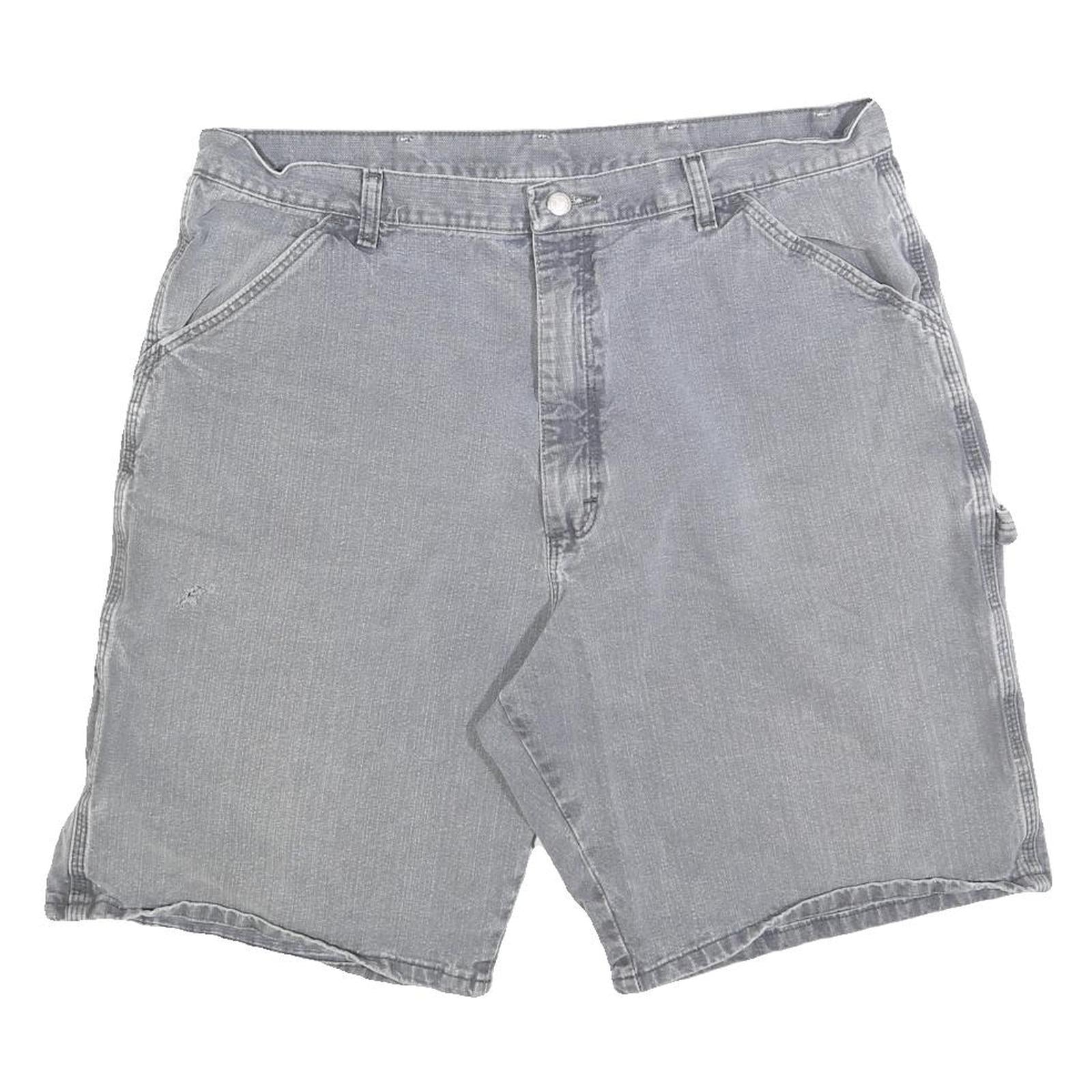 WRANGLER Mens Shorts Grey Casual XL W38 Cotton Blend Durable Workwear