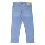 LEVI'S 505 Jeans Mens Blue Regular Straight Stone Wash W37 L29