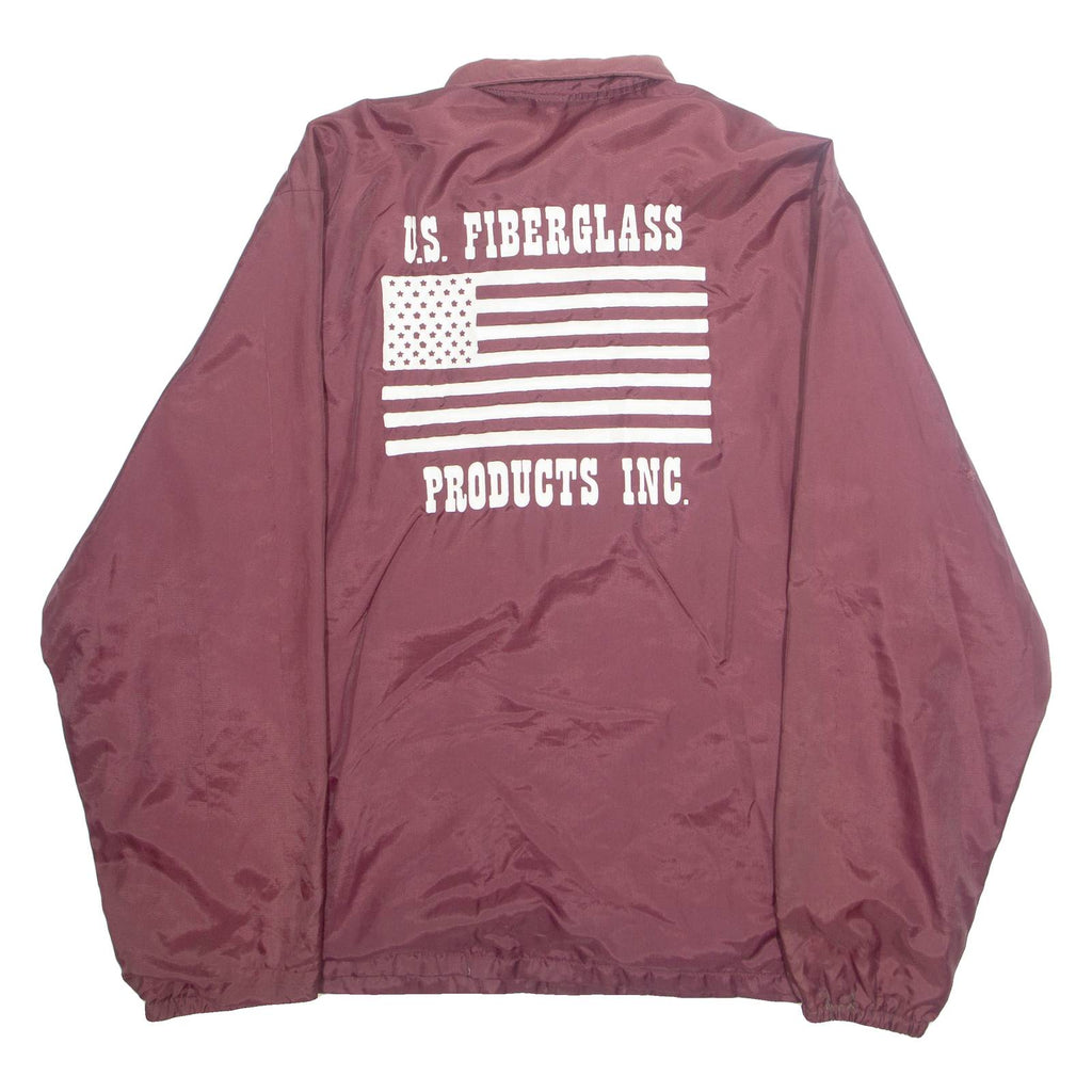 HOLLOWAY Mens Jacket Maroon USA XL