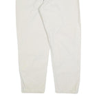 CARHARTT Mens Relaxed White Cotton Blend Zip Trousers W40 L32 Casual Workwear