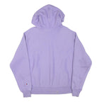 CHAMPION Mens Lilac Pullover Hoodie M Classic Cotton Blend Casual Sweatshirt
