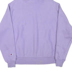 CHAMPION Mens Lilac Pullover Hoodie M Classic Cotton Blend Casual Sweatshirt