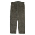 CALVIN KLEIN Womens Corduroy Trousers Grey Regular Straight W38 L32