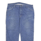 DICKIES Mens Regular Blue Denim Jeans Cotton Blend W40 L30 Workwear Classic Zip