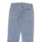 DICKIES Mens Jeans Blue Regular Straight Denim Medium W32 L29 Classic Fit