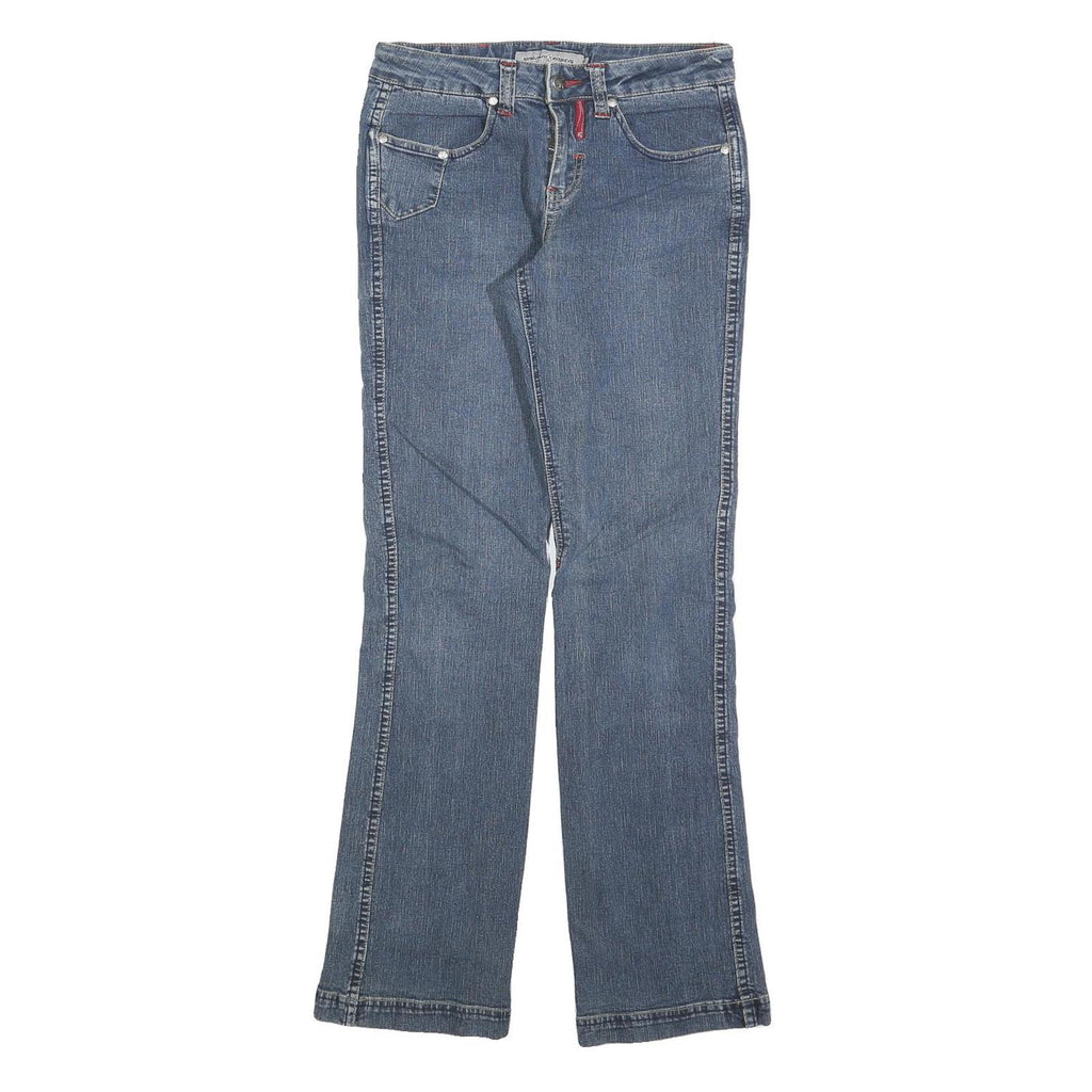 UNGUAU RADICAL Womens Slim Blue Denim Jeans W28 L32 Stylish Cotton Blend Zip