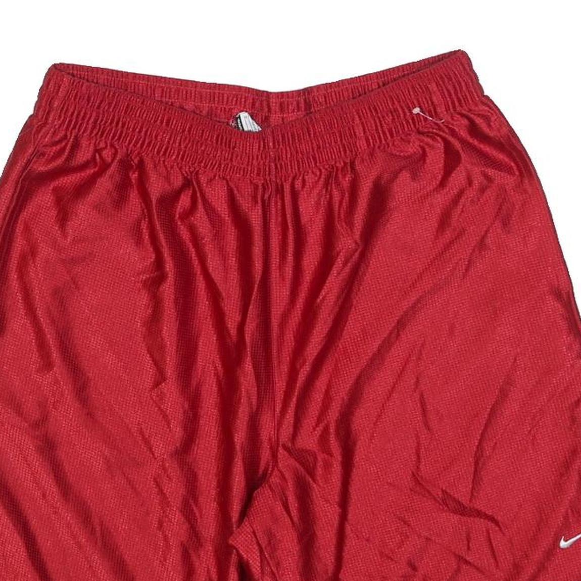 NIKE Mens Shorts Red Sports Casual M W30 Lightweight Polyester
