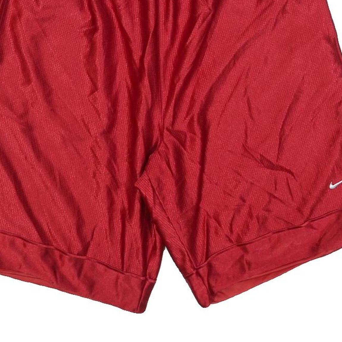 NIKE Mens Shorts Red Sports Casual M W30 Lightweight Polyester