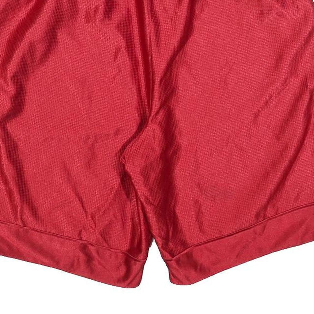 NIKE Mens Shorts Red Sports Casual M W30 Lightweight Polyester