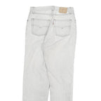 LEVI'S Womens Jeans White Slim Skinny Denim W27 L30 Button Closure Classic Fit