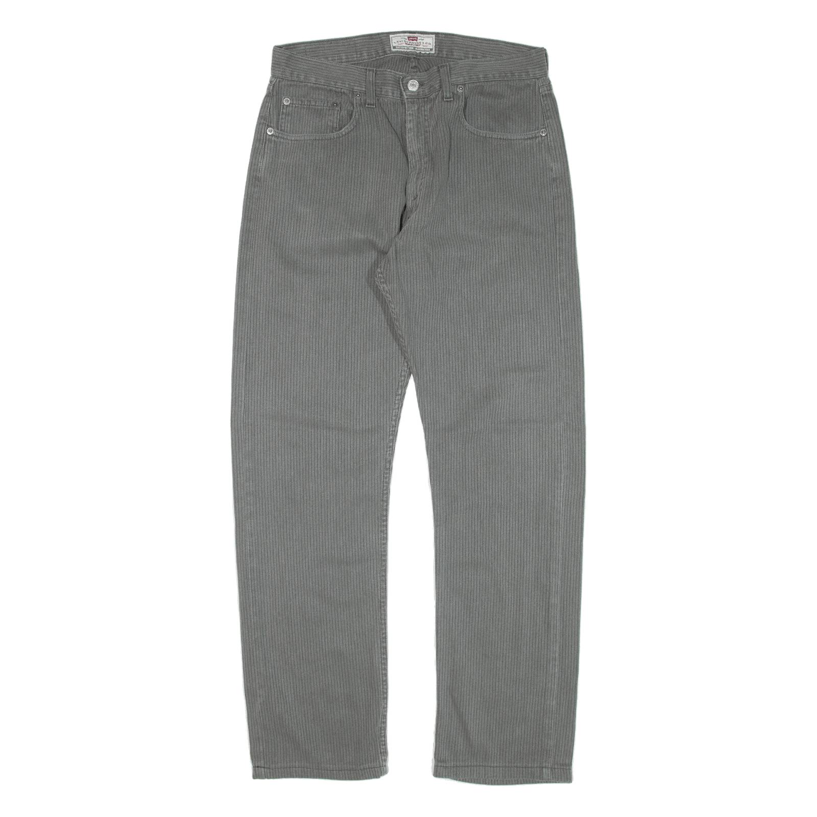 LEVI'S 458 Mens Trousers Green Regular Straight W31 L29