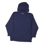 CHAMPION Mens Navy Blue UC Davis Logo Zip Jacket S Polyester Blend Hooded