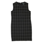 LAUREN RALPH LAUREN Womens Black Mini Dress Polyester Blend Sleeveless Plain