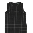 LAUREN RALPH LAUREN Womens Black Mini Dress Polyester Blend Sleeveless Plain
